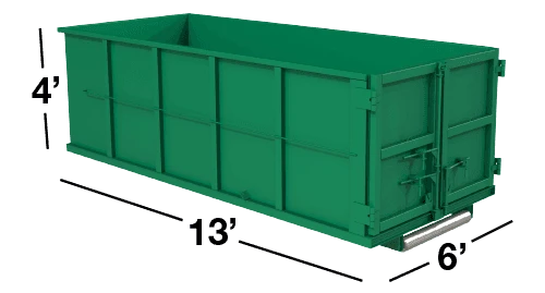 10 yard dumpster bin rental for garage cleanouts and household renovation debris