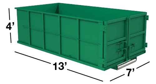 14 yard dumpster bin rental for medium renovation and construction debris